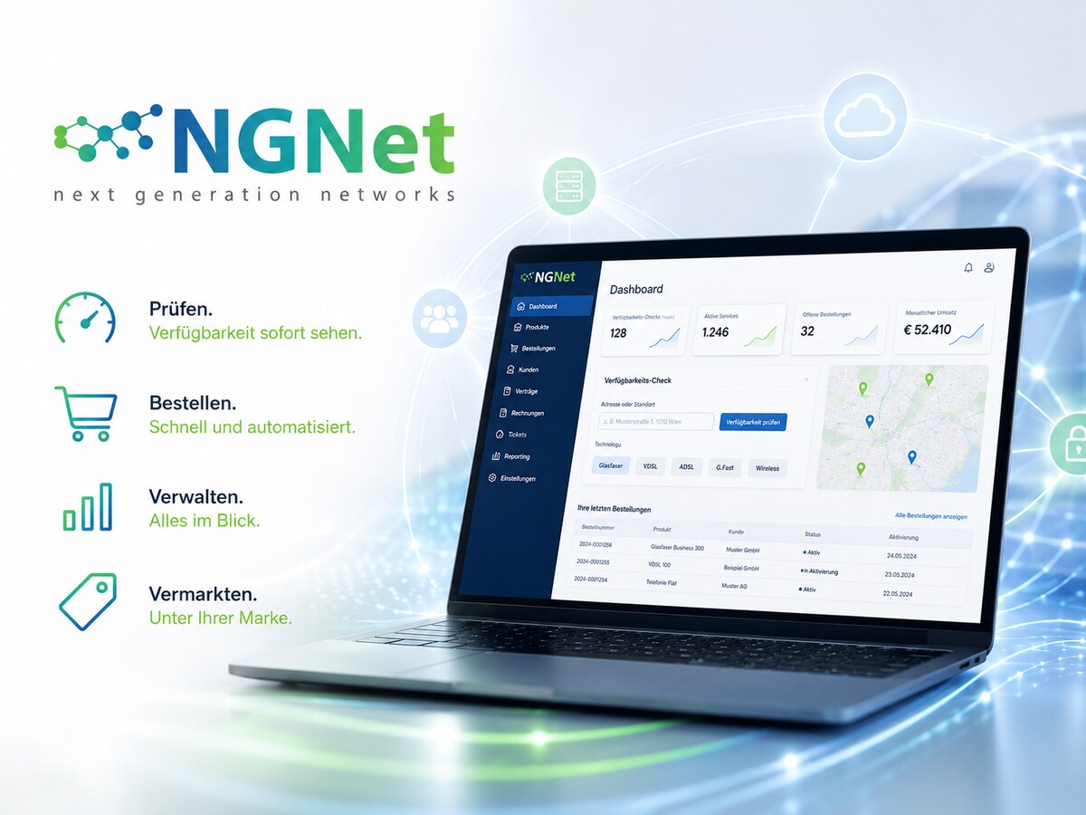 NGNet Partnerportal – Plattform-Ansicht