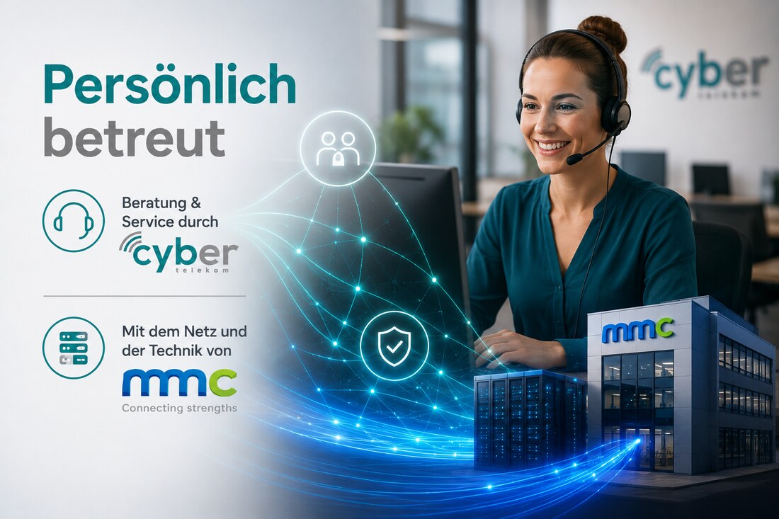 Persönlich betreut – Beratung und Service durch unser Tochterunternehmen cyb
